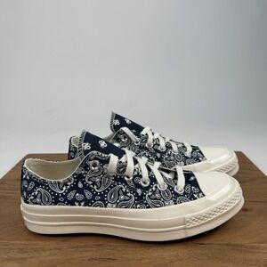 New Womens Converse Chuck Taylor 70 Low Paisley Comfort Sneakers Shoes Size 7 M